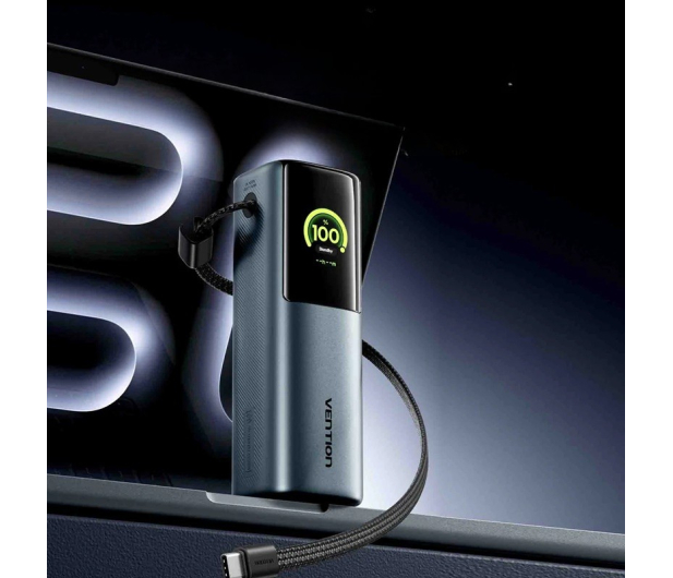 Vention Powerbank Powerhive Series 27000mAh 200W + kabel USB-C 240W - 1543394 - zdjęcie 2